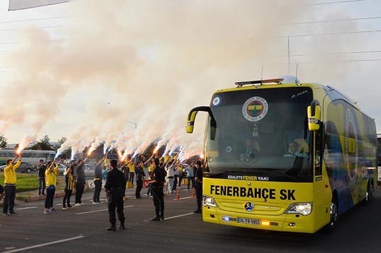 Fenerbahçemiz Kayseri’de Coşkuyla Karşılandı