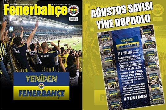 Fenerbahçe Dergisi Ağustos Sayısı Çıktı