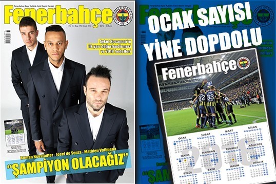 Fenerbahçe Dergisi Yeni Yıl Sayısı Çıktı