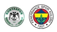 Atiker Konyaspor 1-1 Fenerbahçe